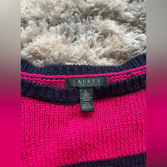Striped Lauren by Ralph Lauren Crew Sweater - Picture 8 of 8